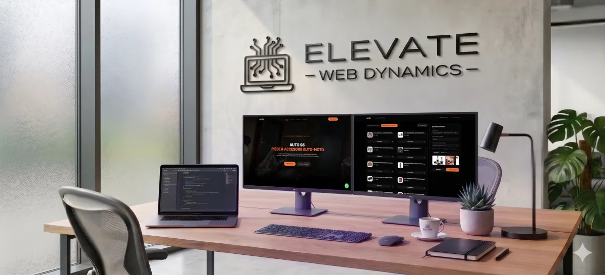 Screenshot site Auto S6 - magazin online piese auto realizat de Elevate Web Dynamics