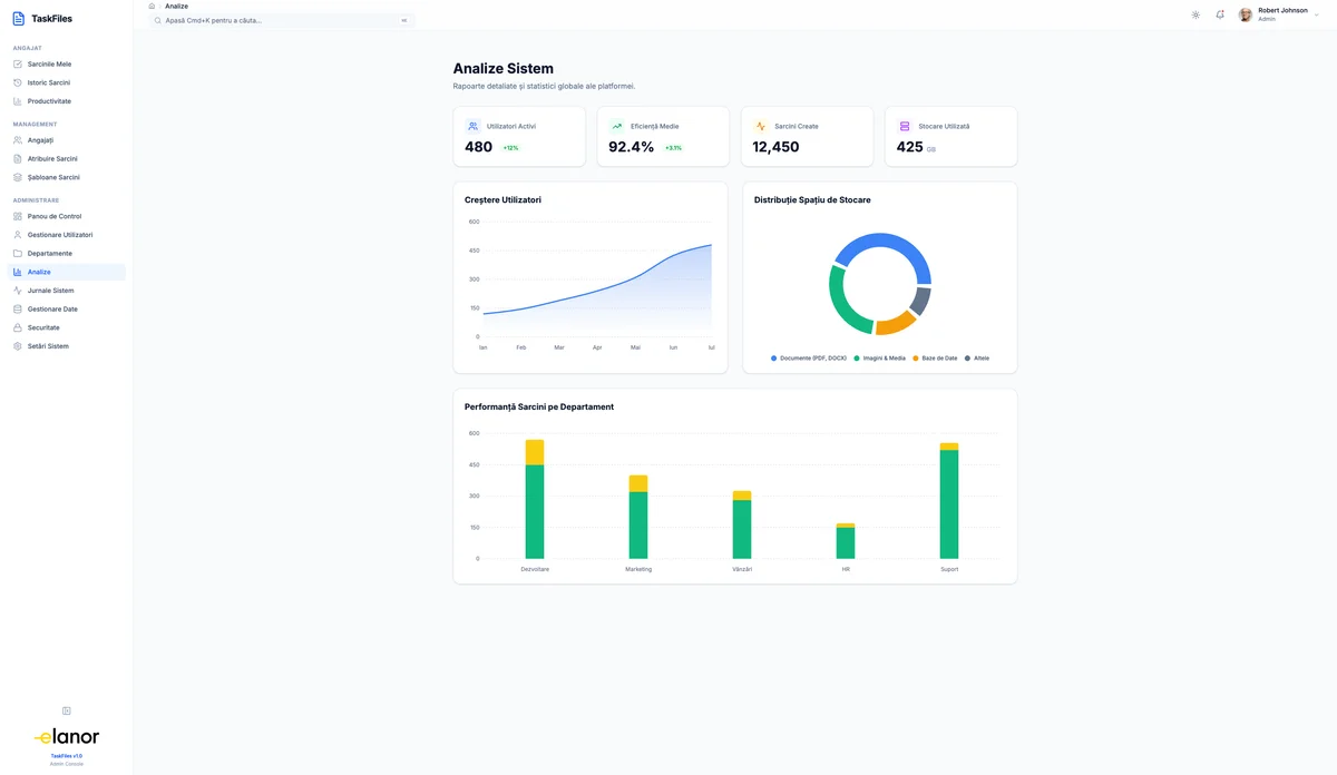 TaskFiles Feedback Portal - Formular online prin care clienții și partenerii evaluează performanța consultanților